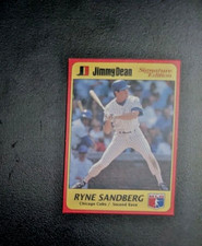 Ryne Sandberg 1991 Jimmy Dean Card #6 - Chicago Cubs Hall of Famer
