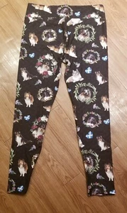 Shetland sheepdog Sheltie ladies leggings design 3 sizes by mydogsocks New - Picture 1 of 5