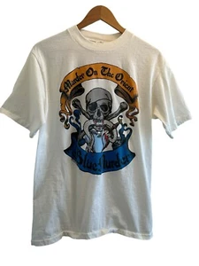 Vtg 80s Blue Murder Shirt XL World Tour 1989 Orient Rock Group Band Brockum S.S. - Picture 1 of 8