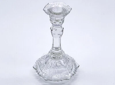 Candelabro De Cristal Estilo Jugendstil Para Velas De Barra | 8 X 18 Cm - Imagen 1 de 4