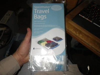 New Whitmor Spacemaker Travel Bags Combo Set of 2 one large one small - Image 1 of 2