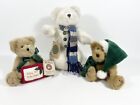 Boyds Bears Christmas Lot “Holly Beary” “Fifi Farklefrost” “Cz Comet”