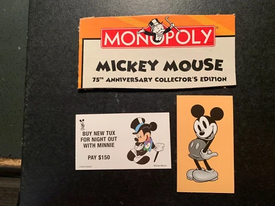 Monopoly   Mickey Mouse  NIGHT OUT WITH MINNIE      2004 - Image 1 of 3