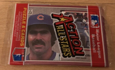 1983 Donruss Action All Stars Pack Bill Buckner Cubs (Top) Al Oliver Expos (Back - Image 1 of 2