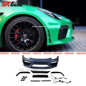 Fits 2017-2023 Tesla Model 3 GT4 Style Unpainted PP Front Bumper Lip Body kits - Picture 1 of 24