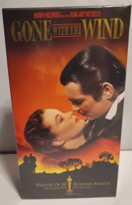 Gone With The Wind VHS 2 Tape Box Set 1939/1990 Classic MGM, NEW FACTORY SEALED! - Image 1 of 4