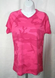 934X05 Champion CW23 Mujer Cuello en V Doble Seca Mediana MD Rosa Camuflado - Imagen 1 de 2