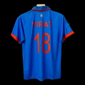 India Cricket Team Jersey Virat Kohli 18 No Jersey 2025 Jersey Free Ship UK - Picture 1 of 5
