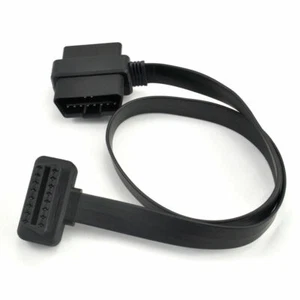 20" 50cm OBD2 Splitter Cable OBD-II 16 Pin Female to Male Female Extension Cable - Picture 1 of 8