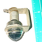 DRAKE GREEN lamp socket with green jewel lens / radio bulb holder / dash lamp