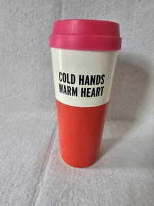 Kate Spade Mug 16 oz (  Cold Hands Warm Heart  ) Coffee, Tea Togo - Picture 1 of 9