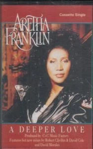 Aretha Franklin A Deeper Love cassette UK Arista 1994 cassette single - Image 1 of 2