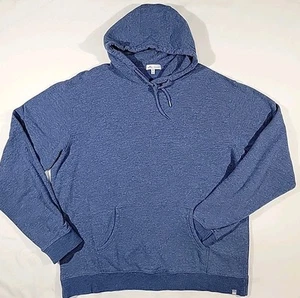 Peter Millar Lava Wash Hoodie Men's X Large Blue Knit Jersey Modal Blend Stretch - Picture 1 of 11