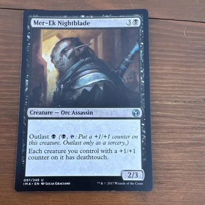 mtg mer-ek nightblade iconic masters - Image 1 of 3