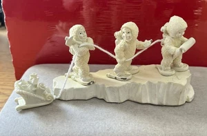 Snowbabies Set Miniatures Figurines Pewter Christmas Decor Climb Every Mountain - Picture 1 of 15