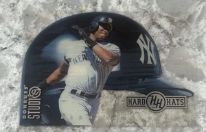 Sombrero duro Donruss Studio #19 1997 Bernie Williams #/5000 New York Yankees - Imagen 1 de 2