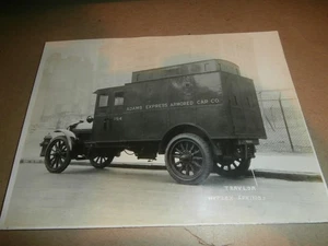 Vintage 20er Jahre LKW Foto Adams Express Panzerwagen Co New York - Bild 1 von 5