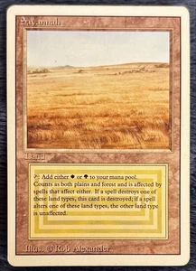 MTG Savannah Dual Land Revised Magic The Gsthering MP - Foto 1 di 2