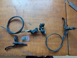 TRP Slate T4 Mineral Oil Hydraulic Disc Brake Set Front & Rear - Picture 1 of 5
