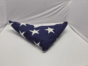 VINTAGE "BEST" VALLEY FORGE FLAG COMPANY 50 STERNE VETERAN AMERIKANISCHE FLAGGE 9'X5' - Bild 1 von 8