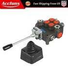 Hydraulic Directional Control Valve for Tractor Loader w/Joystick 21GPM 2 Spool