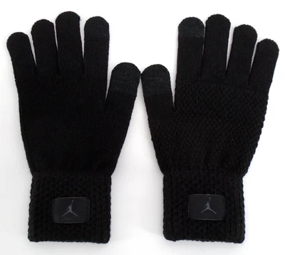 Guantes de punto Nike Jordan para hombre adulto grandes negros Foto 1 de 4
