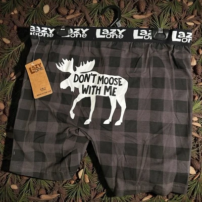 Boxers divertidos para hombre Lazy One X GRANDES Don’t Moose With Me Foto 1 de 2