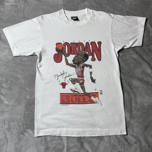 Camiseta DE COLECCIÓN AÑOS 80 MICHAEL JORDAN - CARICATURA CHICAGO BULLS PARA HOMBRE M - Imagen 1 de 8