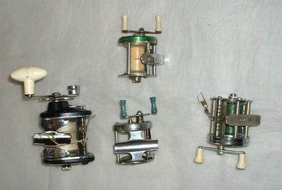 Lote de 4 Ruedas Cebo Southbend Nº20, TrueTemper 923C, Abbey&Imbrie, Cuerno Verde Foto 1 de 4