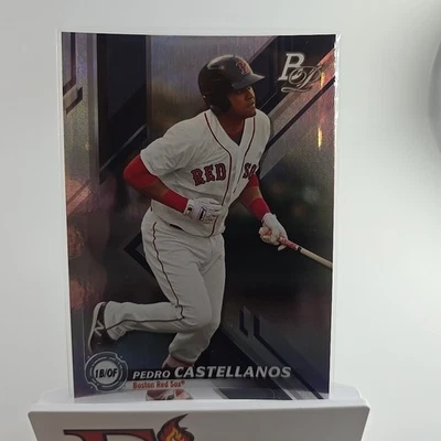 2019 Bowman Platinum Top Prospects Pedro Castellanos #TOP-87 (RC) Boston Red Sox - Image 1 of 4