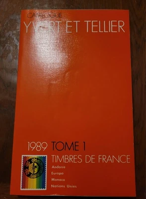 Catalogue Yvert Et Tellier 1989 - Photo 1/3