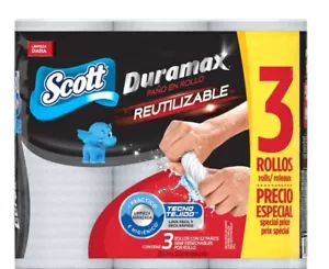 Scott Duramax reusable Fabric cloths for all types of surfaces 3 Roll-52 Cloths - Picture 1 of 8