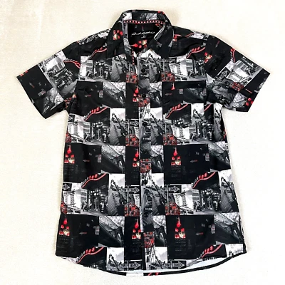 Just Attitude Shirt Mens New York Manhattan Streetwear All Over Print Size Small - Image 1 of 4