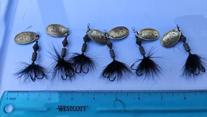 6 1/4 oz black gold SONIC ROOSTER TAIL Wordens lure bait trout steelhead spinner - Picture 1 of 12