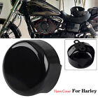 Smooth Gloss Black Round Horn Cover For Harley Sportster 1200 Nightster XL1200N