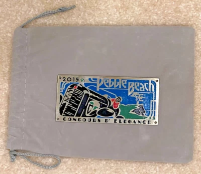 2015 Pebble Beach CONCOURS d’ELEGANCE Dash Plaque - Speedster - No. 617/1425 - Image 1 of 4