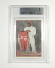 2003 Topps Lebron James #221 RC BGS 9 w/ Sub 10, 2x 9.5s Lakers Cavs PSA Cross  