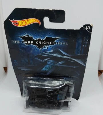 BATMAN Dark Knight Rises The Bat DC BATMAN 2014 Hot Wheels 5/6 NEW - Image 1 of 3