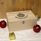 Personalised Christmas Even Box Wooden Boxes Crate Xmas Gift Large Xmas Bauble