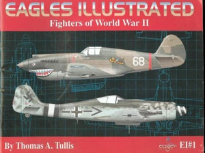 EAGLES ILLUSTRATED #1 FIGHTERS OF WW2 FG USAAF LUFTWAFFE USMC VMF USN VF RAF AVG - Picture 1 of 4