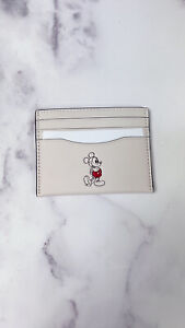 New Disney X Coach Card Case With Mickey Mouse