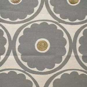 Kravet Pop Flower Echo Design Collection Cotton Embroidered Fabric 2 Samples #6 - Picture 1 of 6