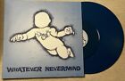 Whatever Nevermind Nirvana deckt dunkelblau Vinyl und Bonus 7"