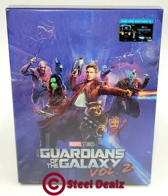 GUARDIANS OF THE GALAXY VOL 2 [2D + 3D] Blu-ray STEELBOOK [FILMARENA] (#048/600) - Image 1 of 4