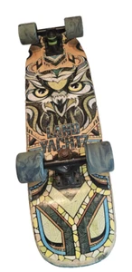 VINTAGE SKATEBOARD LANDYACHTZ DINGHY OWL CRUISER HAWGS WHEELS 28" COLLECTIBLE - Picture 1 of 14
