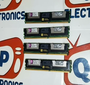 Kingston KTH-XW667LP-2G 4GB (4x 1GB) PC2-5300F DDR2-667 LP Server RAM Memory - Picture 1 of 2