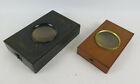 Two Ancient Negative Photographic Viewers Glass Negative Slide Viewing Box Bm56