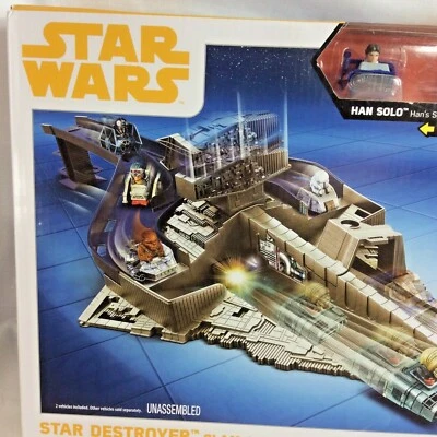 Star Wars Hot Wheels Battle Rollers Star Destroyer Slam & Race Launcher Disney - Image 1 of 4