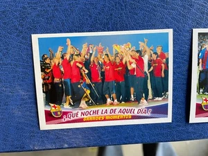 PANINI SUPER BARCA 2005/06  QUE NOCHE LA DE AQUEL DIA N 76 - Picture 1 of 2