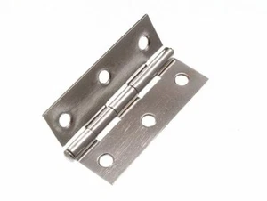 100 Paar Tür lose Stift Stoß Scharniere Chromplatte 75 mm x 50 mm (3 x 2 & Quot;) | - Bild 1 von 1